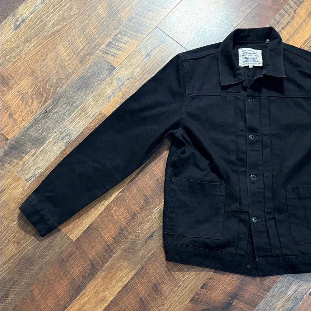 Levi's Made & Crafted Type II Trucker Jacket - Nero Nero - Medium - Picture 5 of 9
